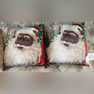 Two Ashland Holiday pillows.